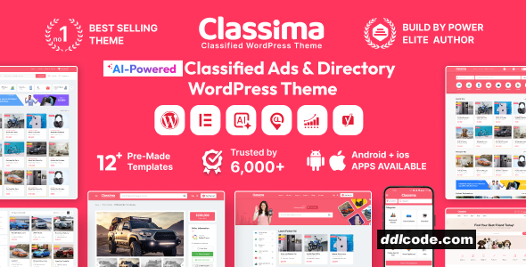 Classima - Classified Ads WordPress Theme