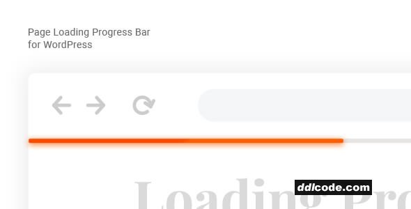 Laser - Page Loading Progress Bar for WordPress