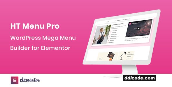 HT Menu Pro - WordPress Mega Menu Builder for Elementor