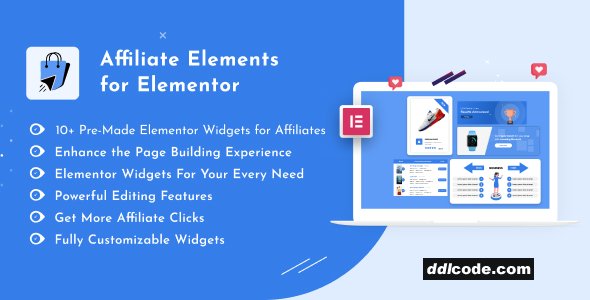 Affiliate Elements for Elementor