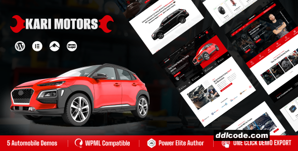 KariMotors - Car Repair & Service Wordpress Theme