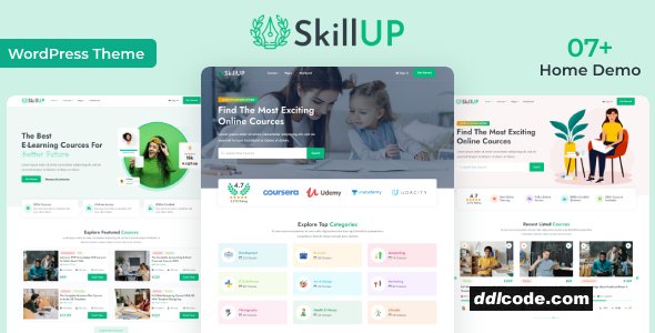 SkillUp - Online Education WordPress Theme