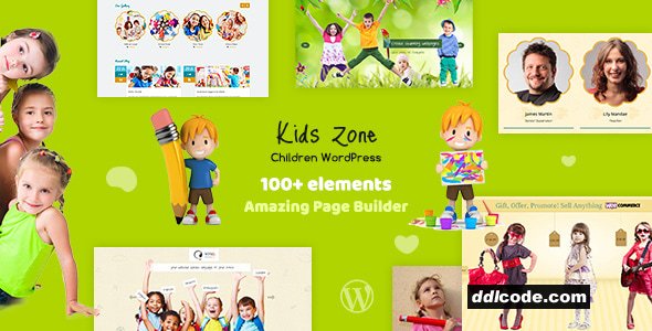 Kids Zone - Children WordPress Theme