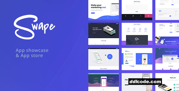 Swape - App Showcase & App Store WordPress Theme