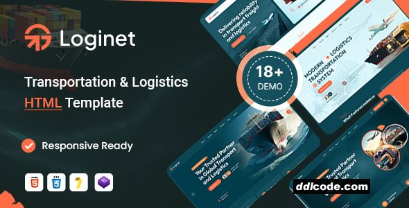 Loginet - Transportation & Logistics HTML5 Template
