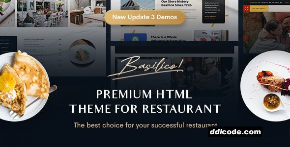 Basilico - Restaurant HTML Template