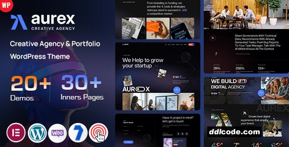Aurex - Agency Portfolio WordPress