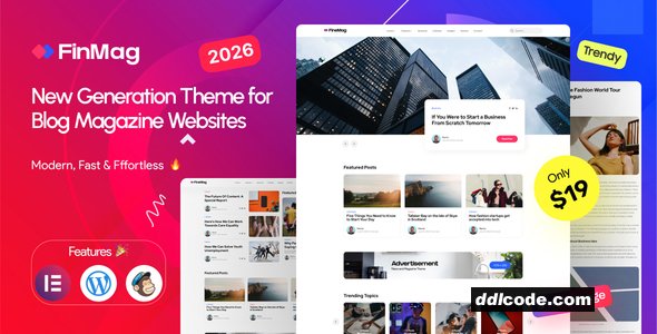 FinMag - Modern Magazine WordPress Theme