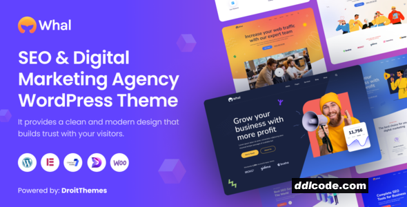 Whal - Digital Marketing & SEO WordPress Theme