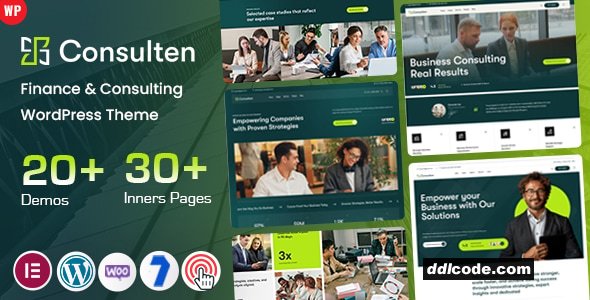 Consulten - Finance & Consulting WordPress Theme