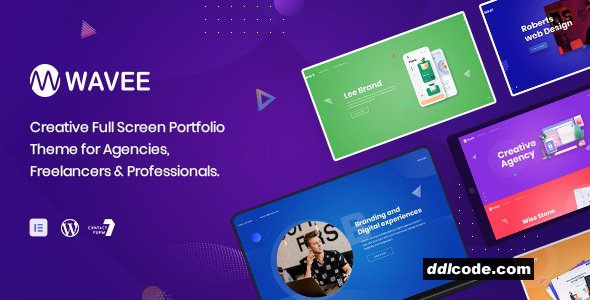Wavee - Creative Portfolio WordPress Theme