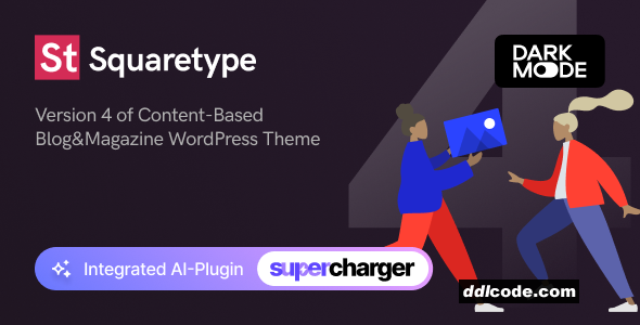 Squaretype - Modern Blog WordPress Theme