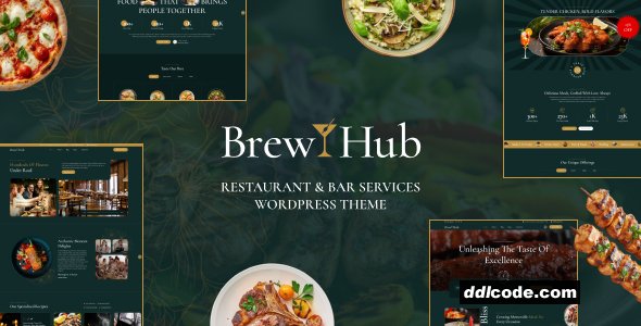 Brewhub - Bar & Restaurant WordPress Theme