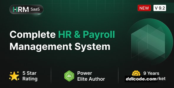 HRM SaaS - HR and Payroll Tool