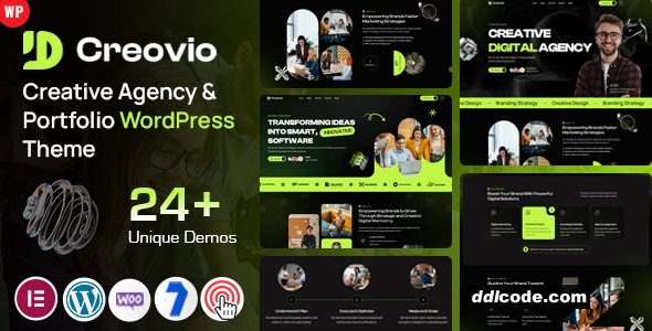 Creovio - Agency Portfolio WordPress