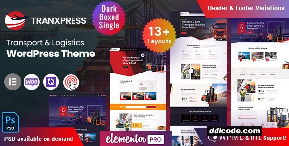 Tranxpress - Logistics Transport WordPress