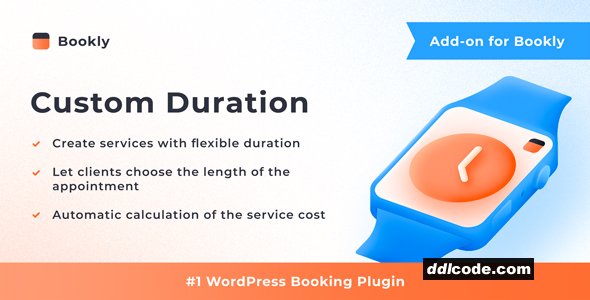 Bookly Custom Duration (Add-on)