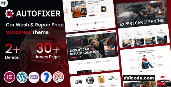 Autofixer - Car Wash & Repair Shop WordPress Theme