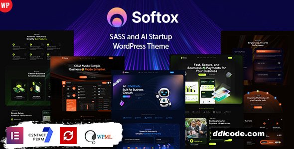 Softox - SaaS and AI Startup WordPress Theme