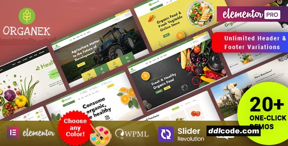 Organek - Organic WordPress Theme