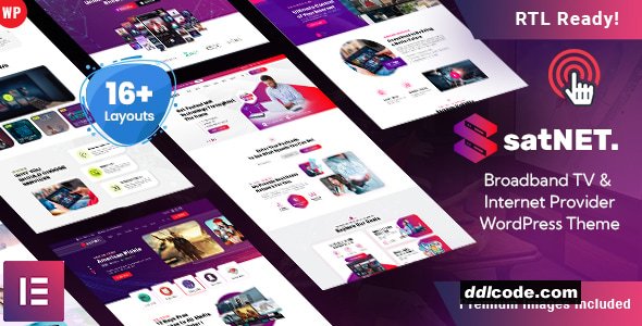 Satnet - Internet Provider WordPress Theme