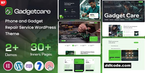 Gadgetcare - Phone and Gadget Repair Service WordPress Theme