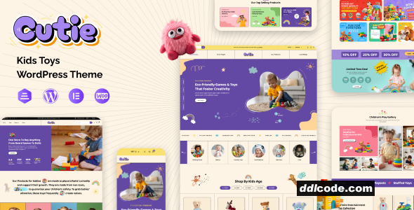 Cutie - Children School, Toys Store Theme