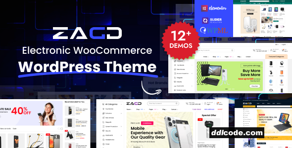Zagg - Electronics & Accessories WooCommerce WordPress Theme