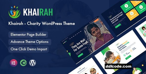 Khairah - Charity WordPress Theme