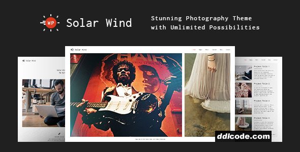SolarWind - Photography WordPress Theme