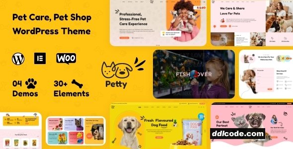 Petty - Pet Care & Pet Shop WooCommerce Theme