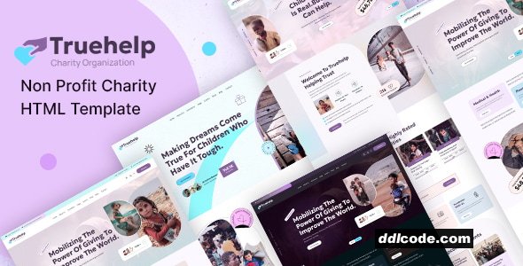 Truehelp - Non Profit Charity HTML Template
