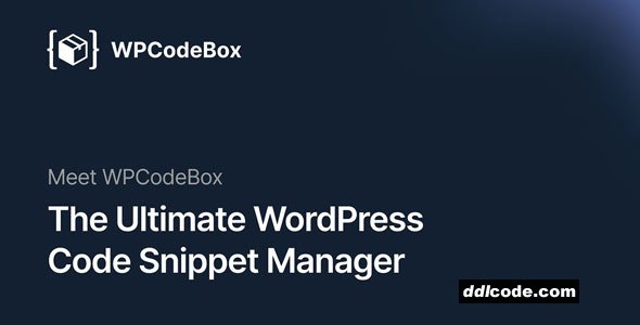 WPCodeBox 2 v1.4.0 - Code Snippets Plugin