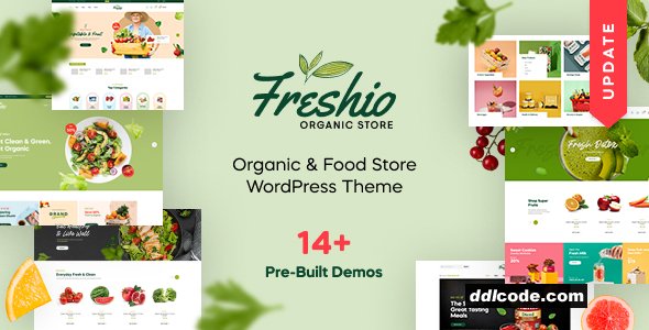 Freshio - Organic & Food Store WordPress Theme