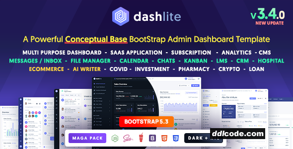 DashLite - Bootstrap Responsive Admin Dashboard Template