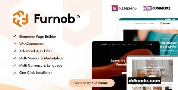 Furnob - Furniture Store WooCommerce Theme