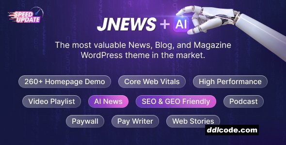 JNews - WordPress Newspaper Magazine Blog SEO Theme