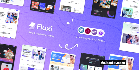 Fluxi - SEO Marketing Digital Agency WordPress Theme