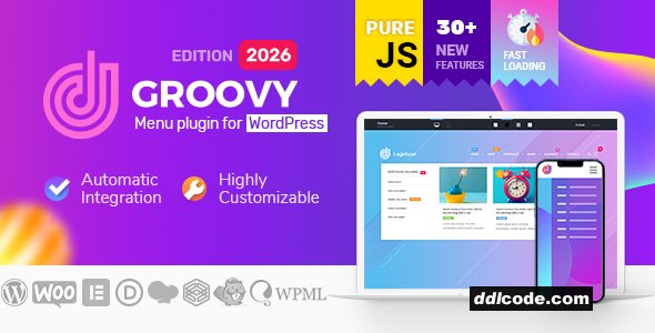 Groovy Mega Menu - Responsive Mega Menu Plugin for WordPress