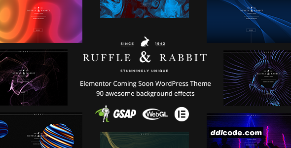 Rabbit - Elementor Coming Soon WordPress Theme