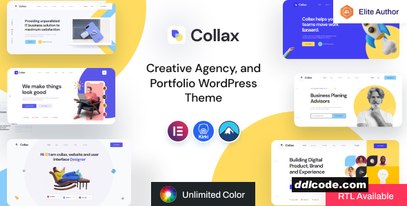Collax - Creative Agency WordPress Theme