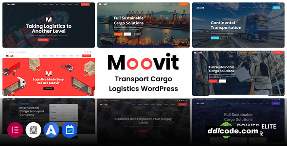 Moovit - Transportation Logistics WordPress Theme