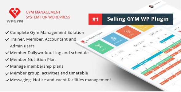WPGYM - Wordpress Gym Management System
