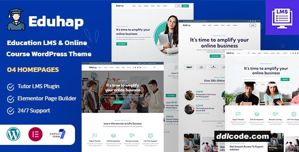 Eduhap - Education LMS WordPress Theme
