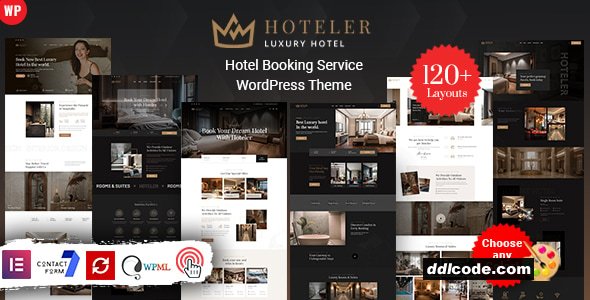 Hoteler - Booking WordPress Theme