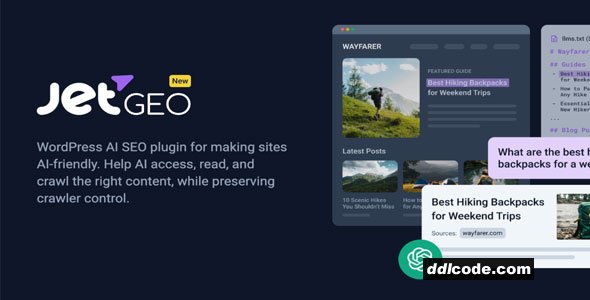 JetGEO - WordPress AI SEO Plugin for Generative Engine Optimization