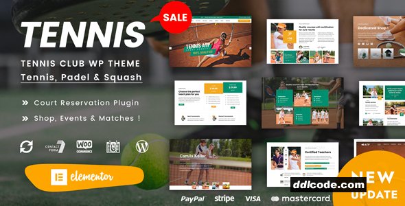 Spyn - Tennis Club WordPress