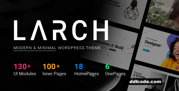 Larch - Responsive Minimal Multipurpose WordPress Theme