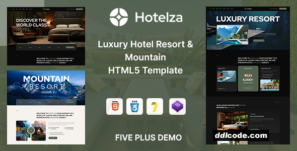 Hotelza - Luxury Hotel & Multipurpose HTML5 Template