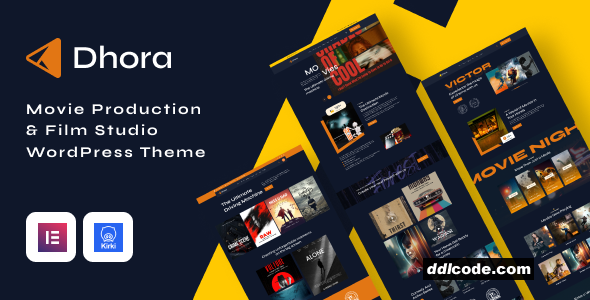 Dhora - Movie Production & Film Studio WordPress Theme